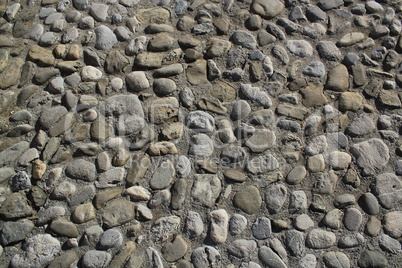 Grey cobblestone texture