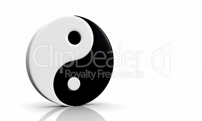 3D - Yin und Yang Symbol 03