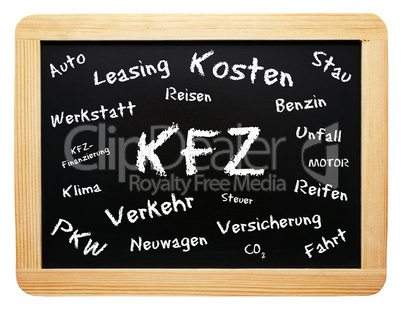 KFZ - Konzept Tafel