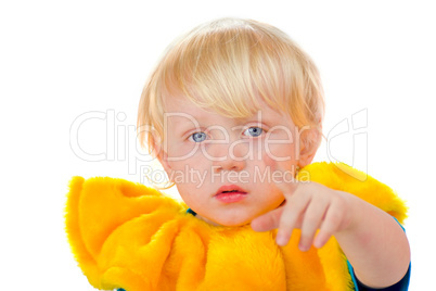 child pointing at you