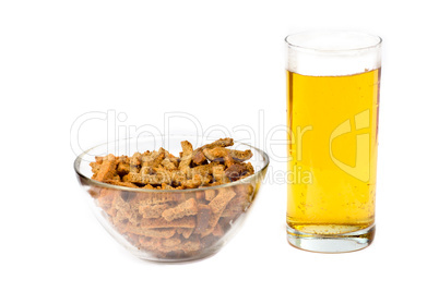 Beer and snacks