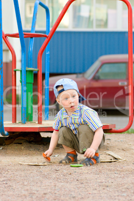 Boy on playground