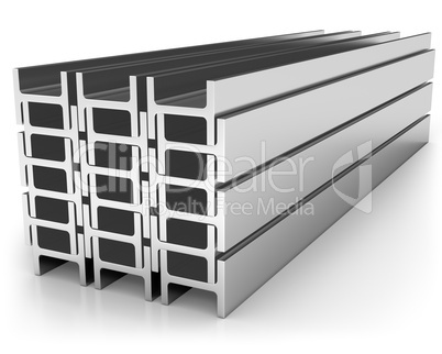 Stack of iron joists