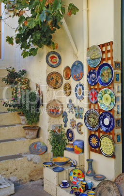 Souvenirladen in Kritsa, Kreta