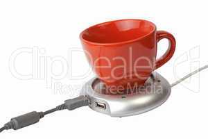 USB warmer with cup