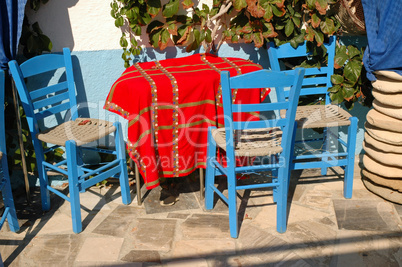 Sitzecke in Griechenland