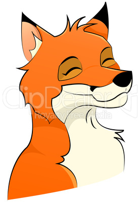 grinsender Fuchs