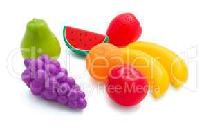 Plastic fruits