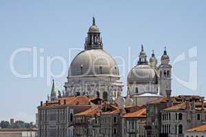 Venedig, Blick von der Ponte Accademia auf die Basilica Santa Maria della Salute