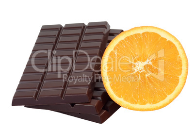 Schokolade mit Orange