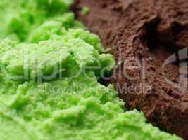 Mint chocolate ice cream
