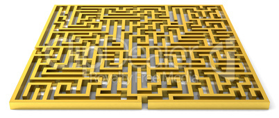 Goldenes Labyrint - Golden maze