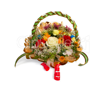 basket of flowers