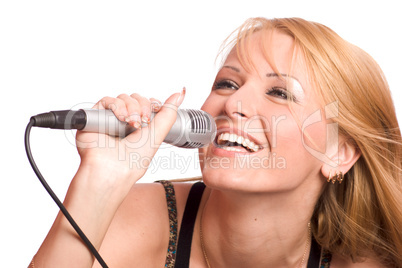 girl singing