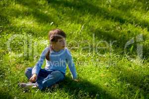 Curious little girl