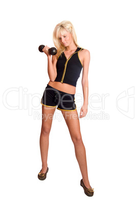 woman exercising