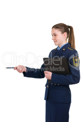 girl in uniform