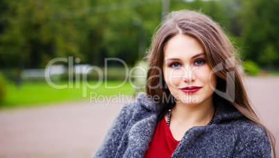 Pensive young woman