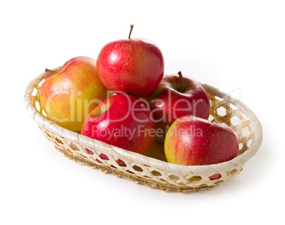 apples in basket