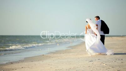 Beach Wedding Happiness