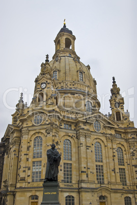 Frauenkirche with Luther