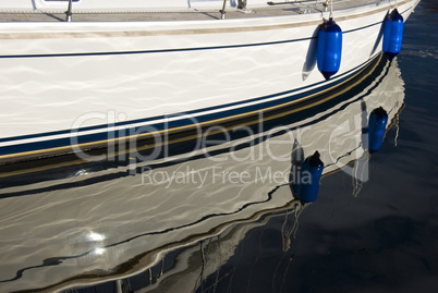 Boat reflection