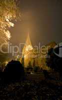 Church at night