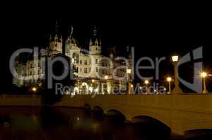 Schwerin at night