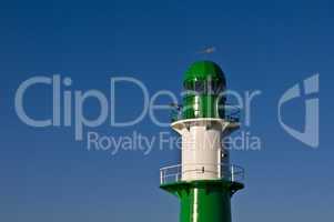 Green lighthouse