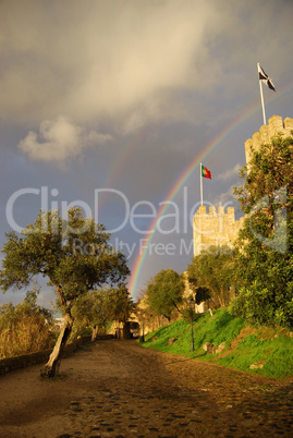 Rainbow over Castelo Sao Jorge