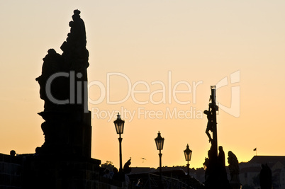 Sunset in Prague