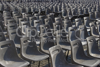 Grey chairs