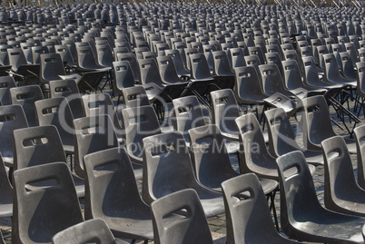 Grey chairs