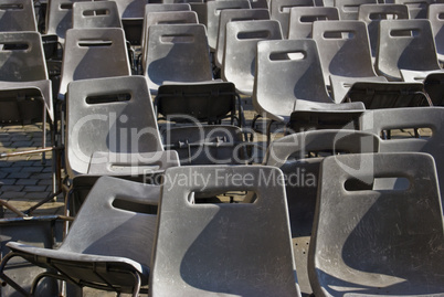 Grey chairs