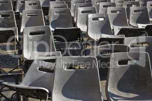 Grey chairs