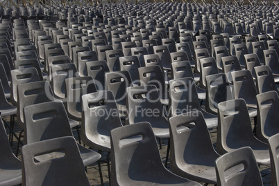 Grey chairs