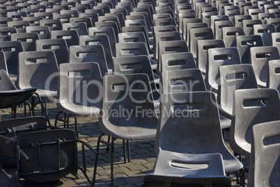 Grey chairs