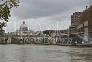 San Pietro and the Tiber