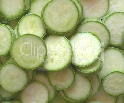 Courgettes zucchini