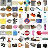 Many objects isolated