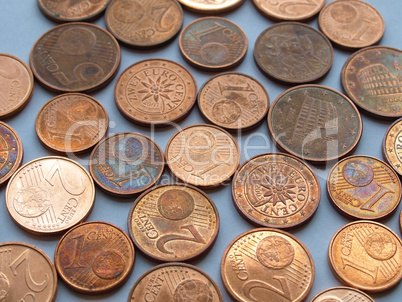 Euro coins