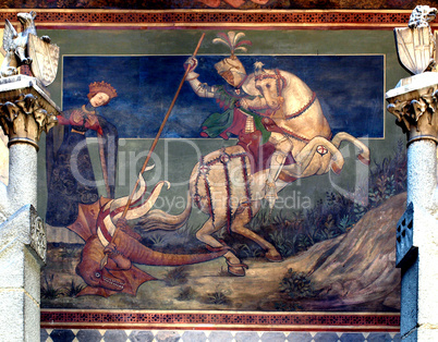 St George killing the drake