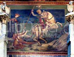 St George killing the drake