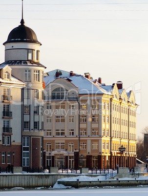 Ancient buildings in Kaliningrad