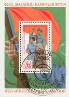 vintage postage stamp set six