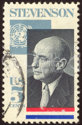 retro postage stamp hundred twelve