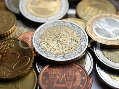 Euro coins