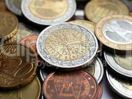 Euro coins