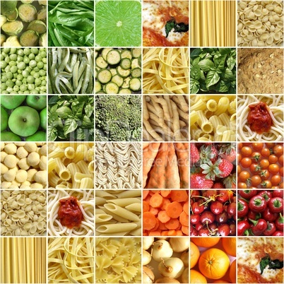 Food collage