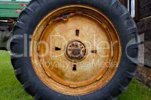 Vintage Tractor Wheel